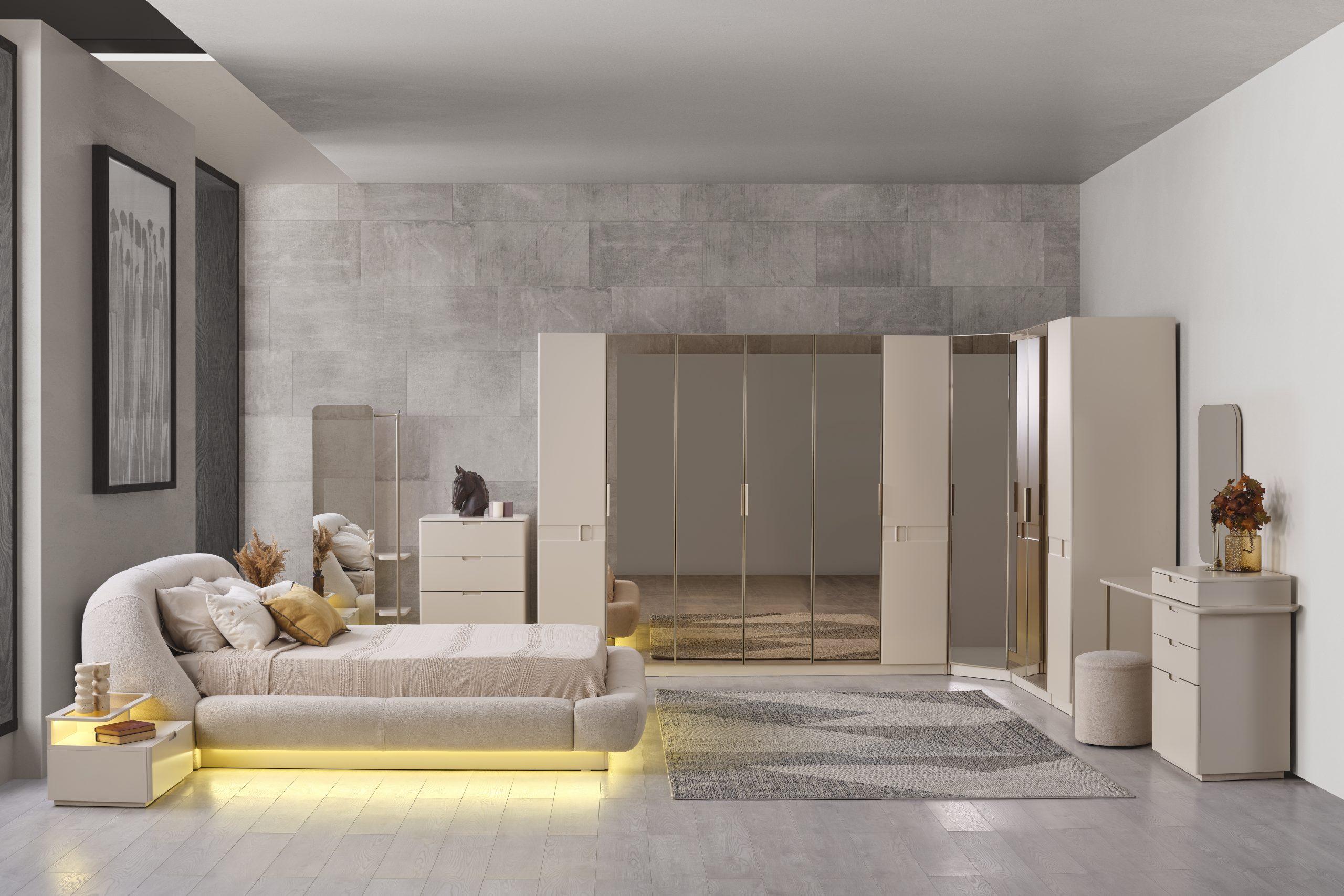 Lizbon Yatak Odası & Giyinme Dolabı - Görsel 20