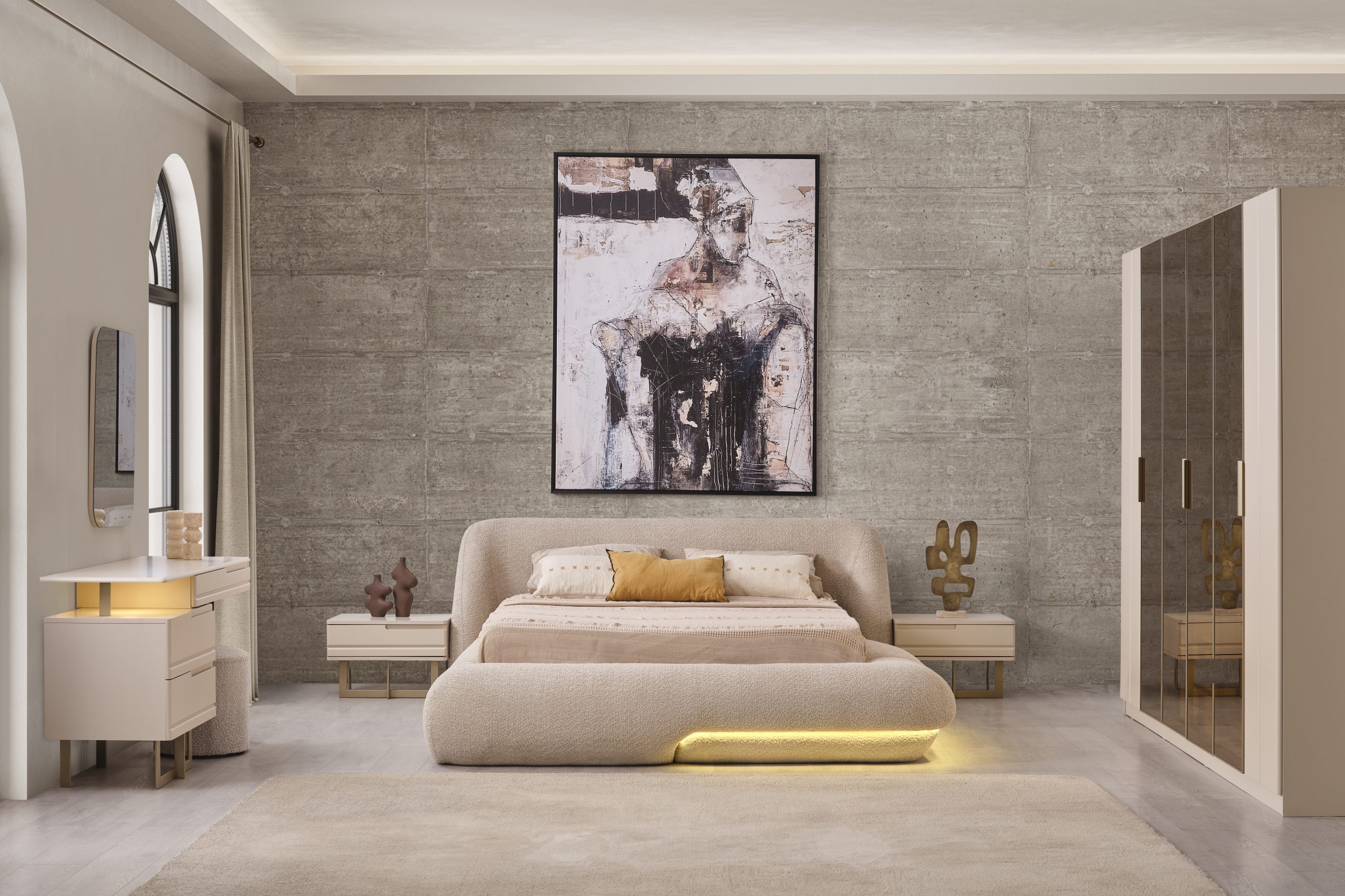 Oslo Yatak Odası & Giyinme Dolabı - Görsel 24